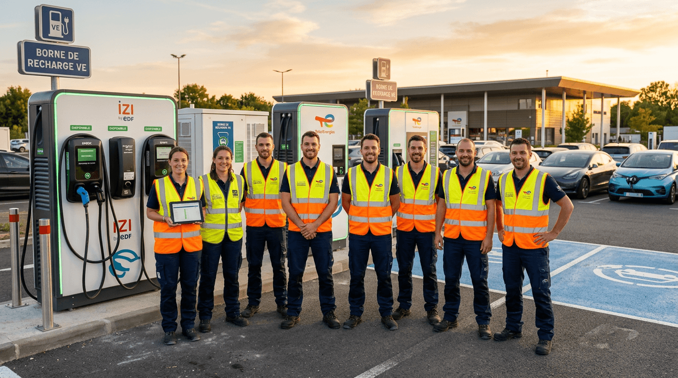 Équipe de techniciens IRVE certifiés